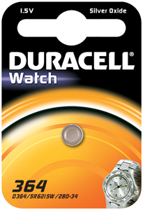 DURACELL Knoopcell Batterij 364