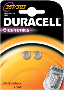 DURACELL Knoopcell Batterij 357-303