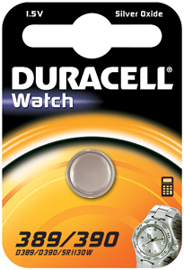 DURACELL Knoopcell Batterij 389-390
