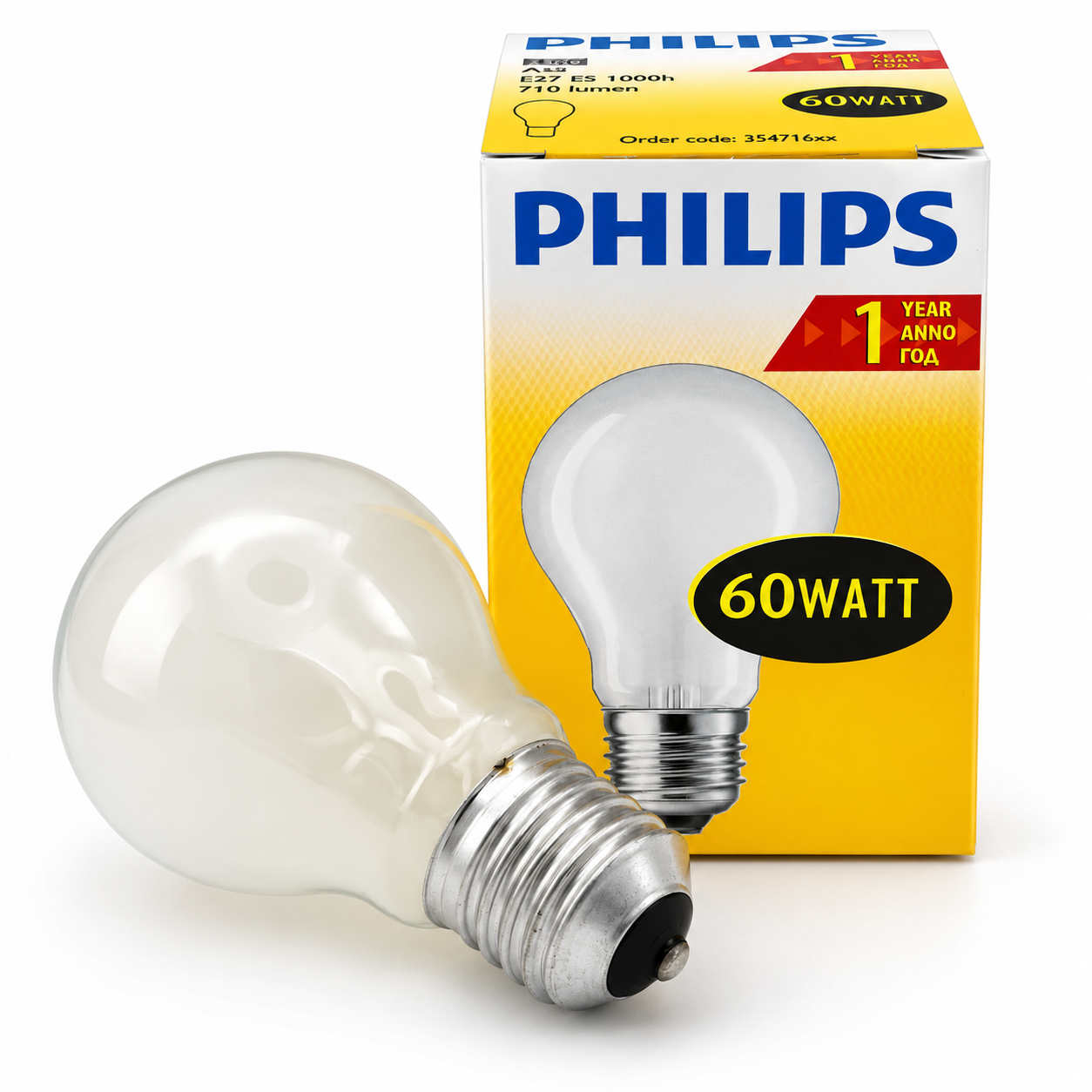 Philips Standaard Lamp Mat 60W E27