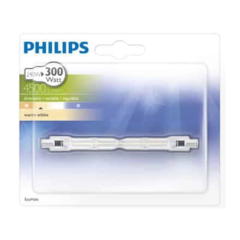 Philips Plusline Tweekneeps R7S Halogeen Buis 230V 240W 118mm